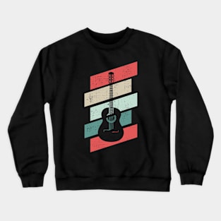 Retro Vintage Classical Guitar Crewneck Sweatshirt